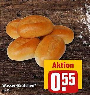 Wasser-Brötchen² je St.