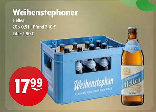 Weihenstephaner Helles 20 x 0,5 l