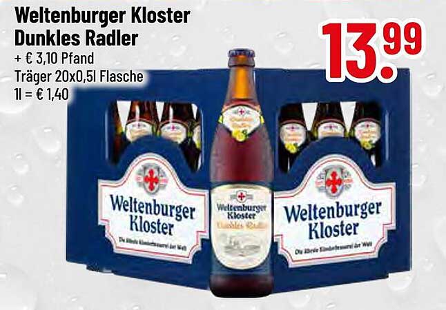 Weltenburger Kloster Dunkles Radler