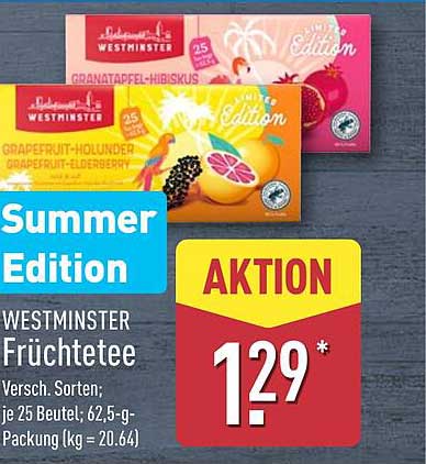 WESTMINSTER Früchtetee – Summer Edition