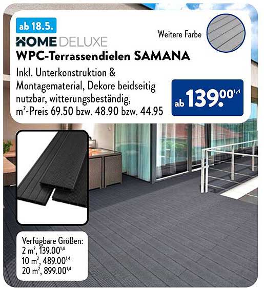 WPC-Terrassendielen SAMANA