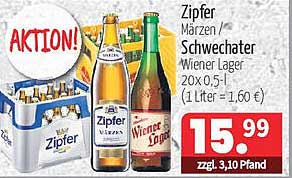 Zipfer Märzen / Schwechater Wiener Lager 20 x 0,5 l