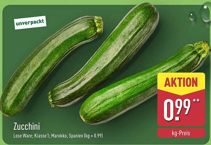 Zucchini - Unverpackt, Klasse 1