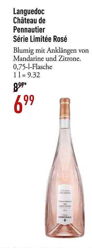 Languedoc Château de Pennautier Série Limitée Rosé