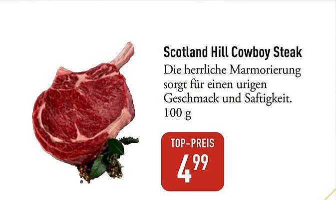 Scotland Hill Cowboy Steak