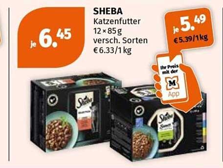 SHEBA Katzenfutter 12 x 85 g versch. Sorten