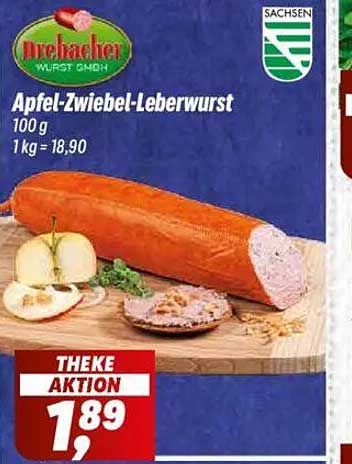 Apfel-Zwiebel-Leberwurst