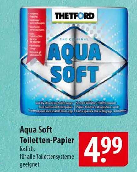 Aqua Soft Toiletten-Papier