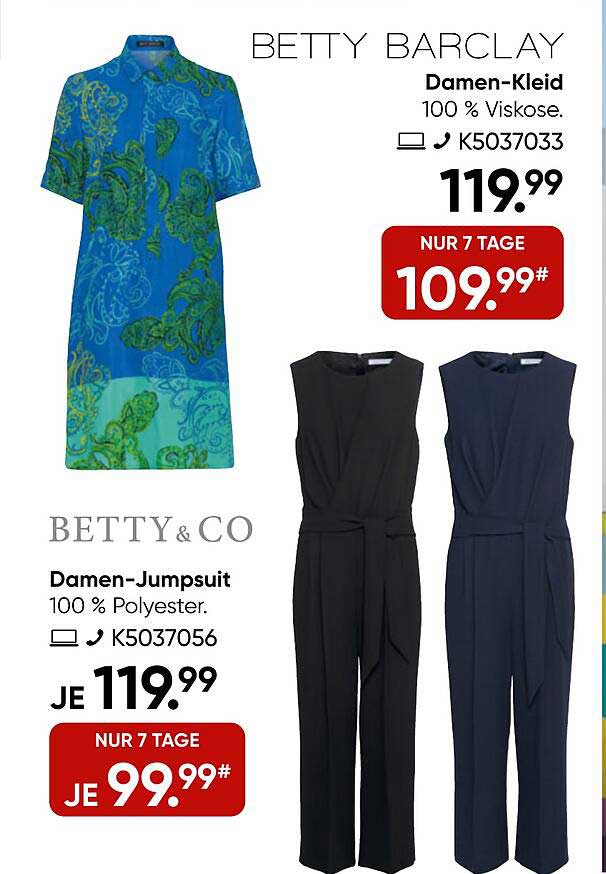 Betty Barclay Damen-Kleid und Damen-Jumpsuit