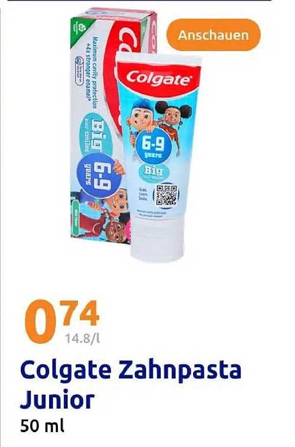Colgate Zahnpasta Junior 50 ml