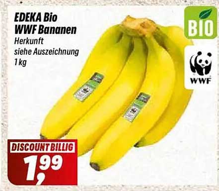 EDEKA Bio WWF Bananen 1 kg
