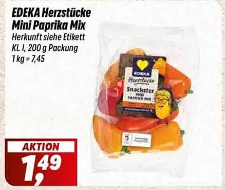 EDEKA Herzstücke Mini Paprika Mix