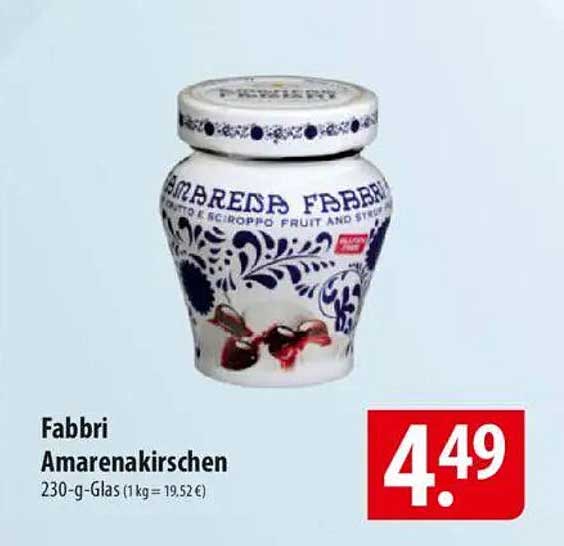 Fabbri Amarena-Kirschen 230-g-Glas
