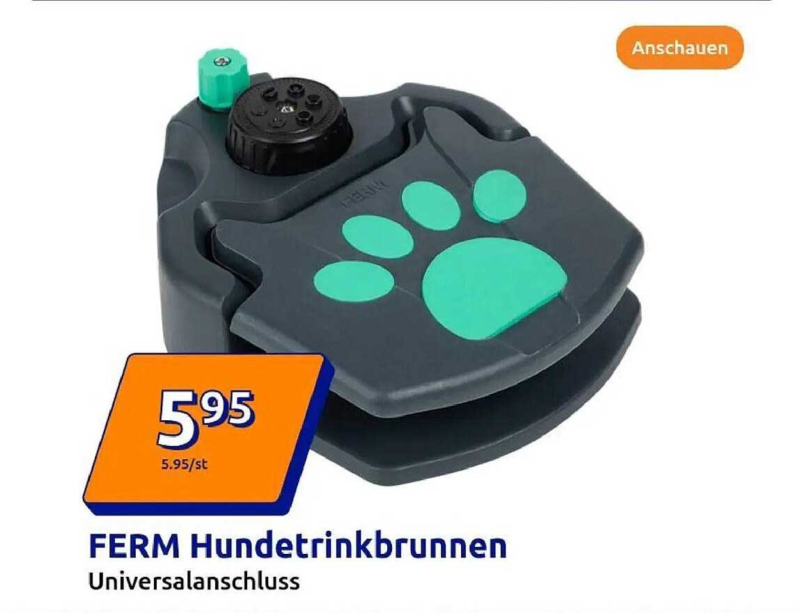 FERM Hundetrinkbrunnen - Universalsanschluss