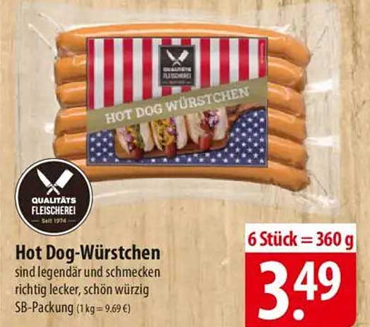 Hot Dog-Würstchen