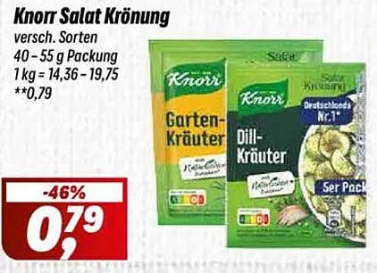Knorr Salat Krönung - Verschiedene Sorten