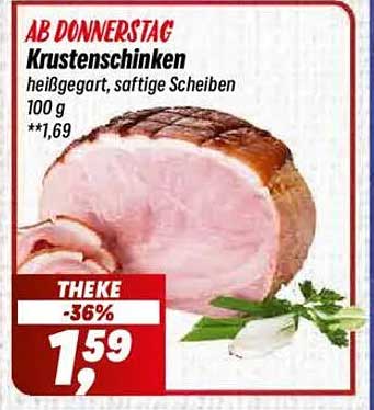 Krustenschinken heißgegart, saftige Scheiben 100 g