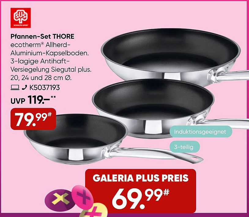 Pfannen-Set THORE ecotherm®