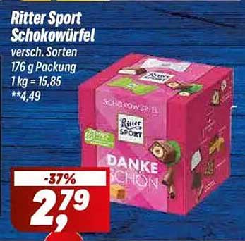 Ritter Sport Schokowürfel - Danke Schön