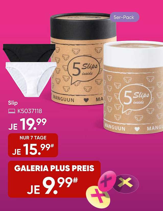 Slip 5er-Pack von Manguun