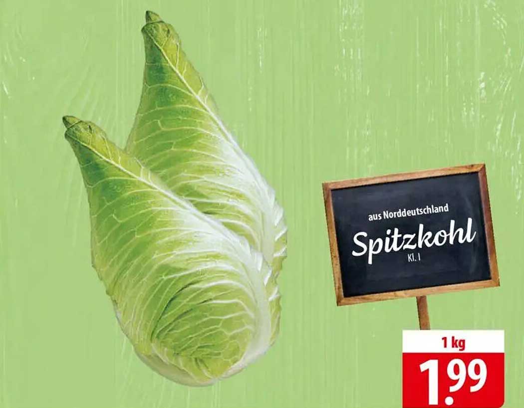Spitzkohl aus Norddeutschland, Klasse I