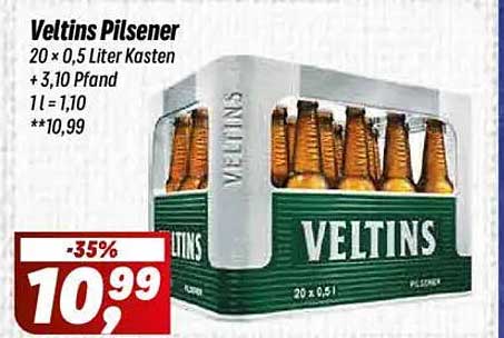Veltins Pilsener 20 x 0,5 Liter Kasten