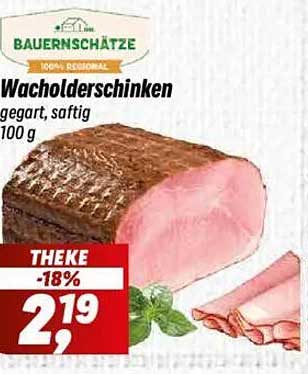 Wachholderschinken gegart, saftig 100 g