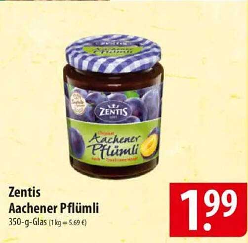 Zentis Aachener Pflümli 350-g-Glas