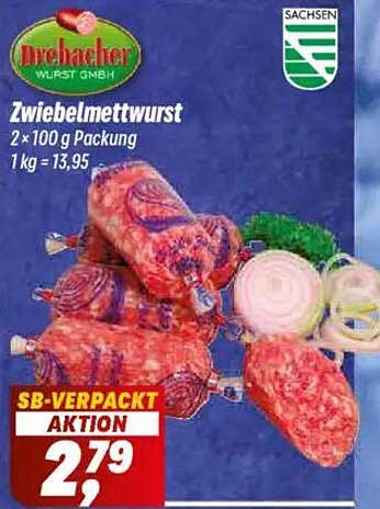 Zwiebelmettwurst 2 x 100 g Packung