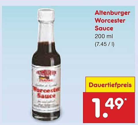 Altenburger Worcester Sauce 200 ml