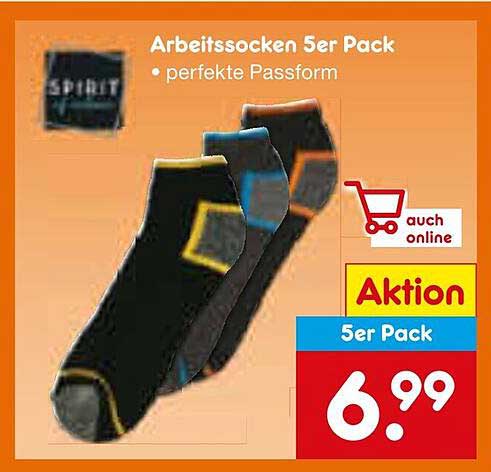 Arbeitssocken 5er Pack - perfekte Passform