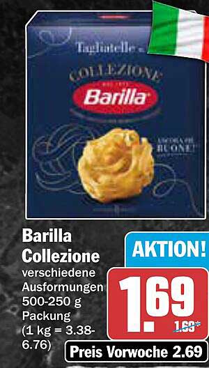 Barilla Collezione verschiedene Ausformungen 500-250 g
