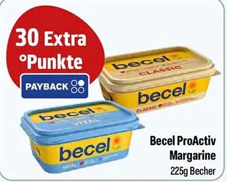 Becel ProActiv Margarine 225g Becher