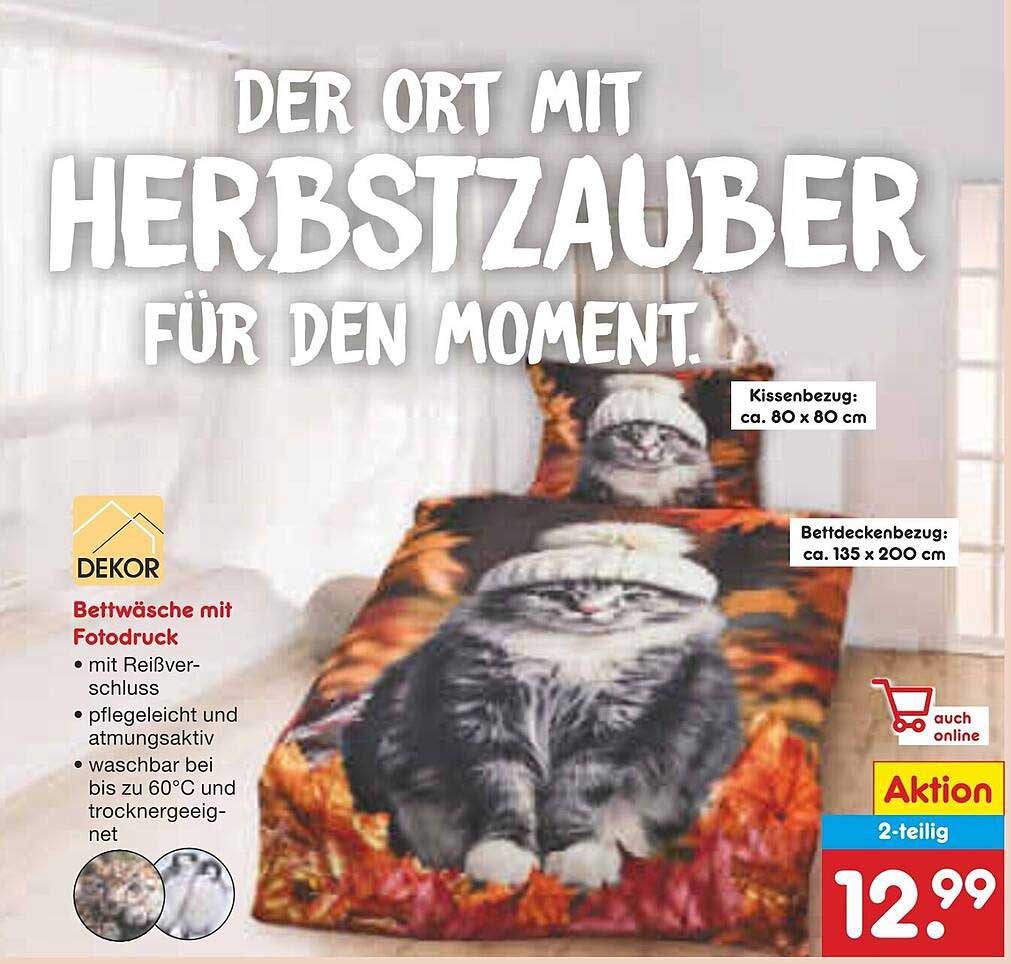 Bettwäsche mit Fotodruck, 2-teilig