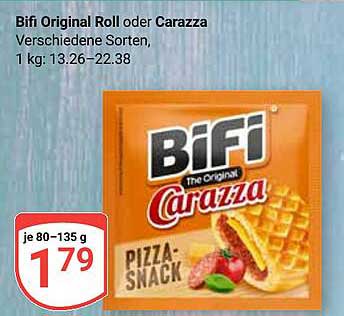 Bifi Original Roll oder Carazza - Pizza-Snack