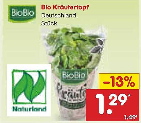Bio Kräutertopf Deutschland, Stück