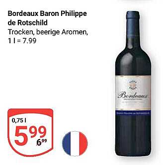 Bordeaux Baron Philippe de Rothschild - Trocken, beerige Aromen