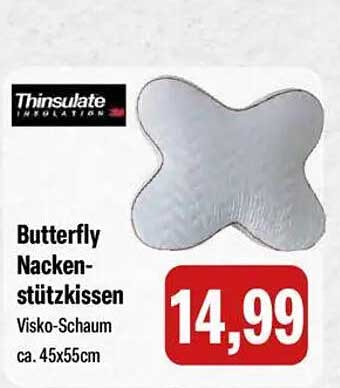 Butterfly Nackenstützkissen