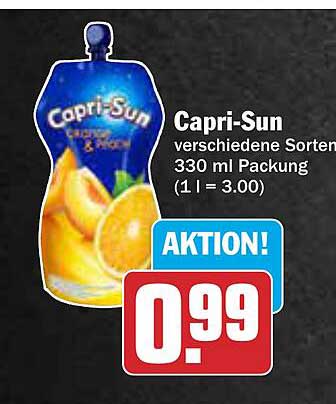 Capri-Sun verschiedene Sorten 330 ml Packung