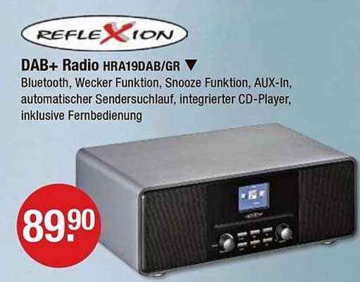 DAB+ Radio HRA19DAB/GR von REFLEXION