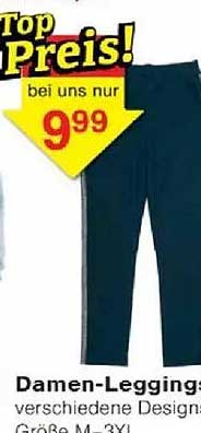 Damen-Leggings - verschiedene Designs, Größe M-3XL