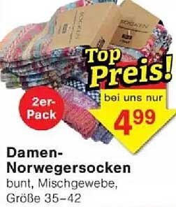 Damen-Norwegersocken 2er-Pack