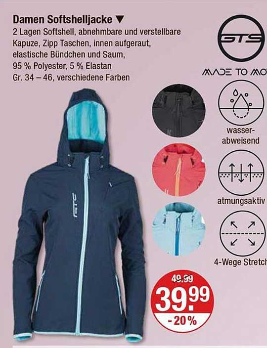 Damen Softshelljacke