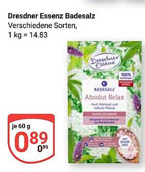 Dresdner Essenz Badesalz - Absolut Relax