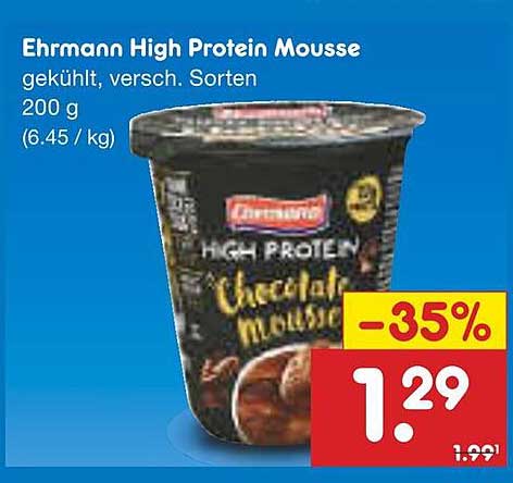 Ehrmann High Protein Mousse - gekühlt, versch. Sorten 200 g