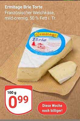 Ermitage Brie Torte - Französischer Weichkäse
