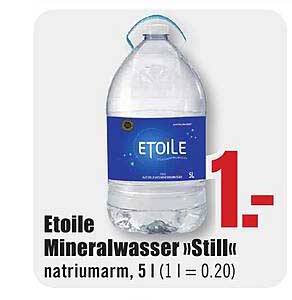 Etoile Mineralwasser »Still« 5 l