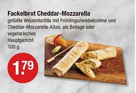 Fackelbrot Cheddar-Mozzarella