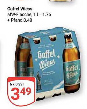 Gaffel Wiess, 6 x 0,33 l