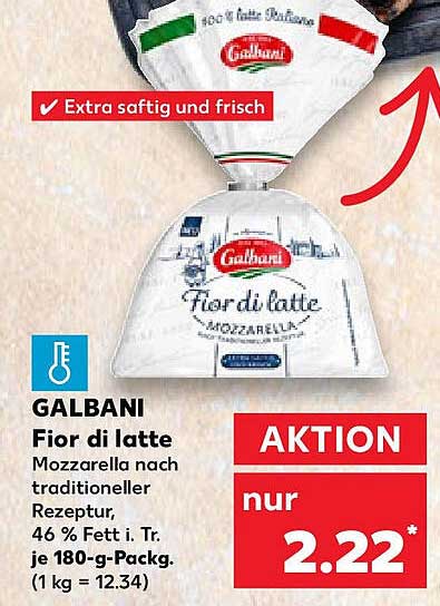 GALBANI Fior di latte Mozzarella nach traditioneller Rezeptur